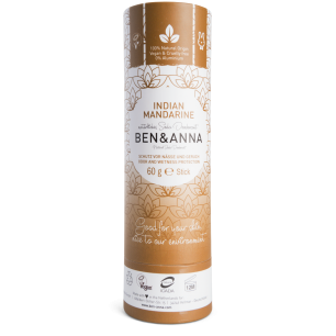 Prírodný dezodorant v papierovej tube BEN&ANNA, 60g – Indian Mandarine