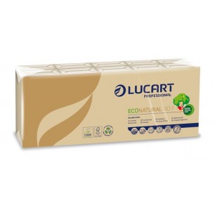 LUCART Hygienické vreckovky ECONATURAL 90F - 10ks