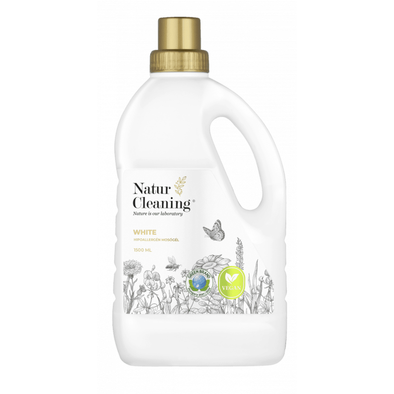 Nature Cleaning White hypoalergénny prací gél  1,5L